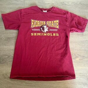 Vintage FSU Florida State Seminoles Shirt S/M TSI Sportswear Y2K Chief Osceola